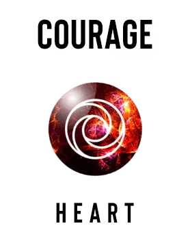 Courage Heart Logo